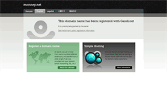 Desktop Screenshot of monney.net