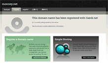Tablet Screenshot of monney.net